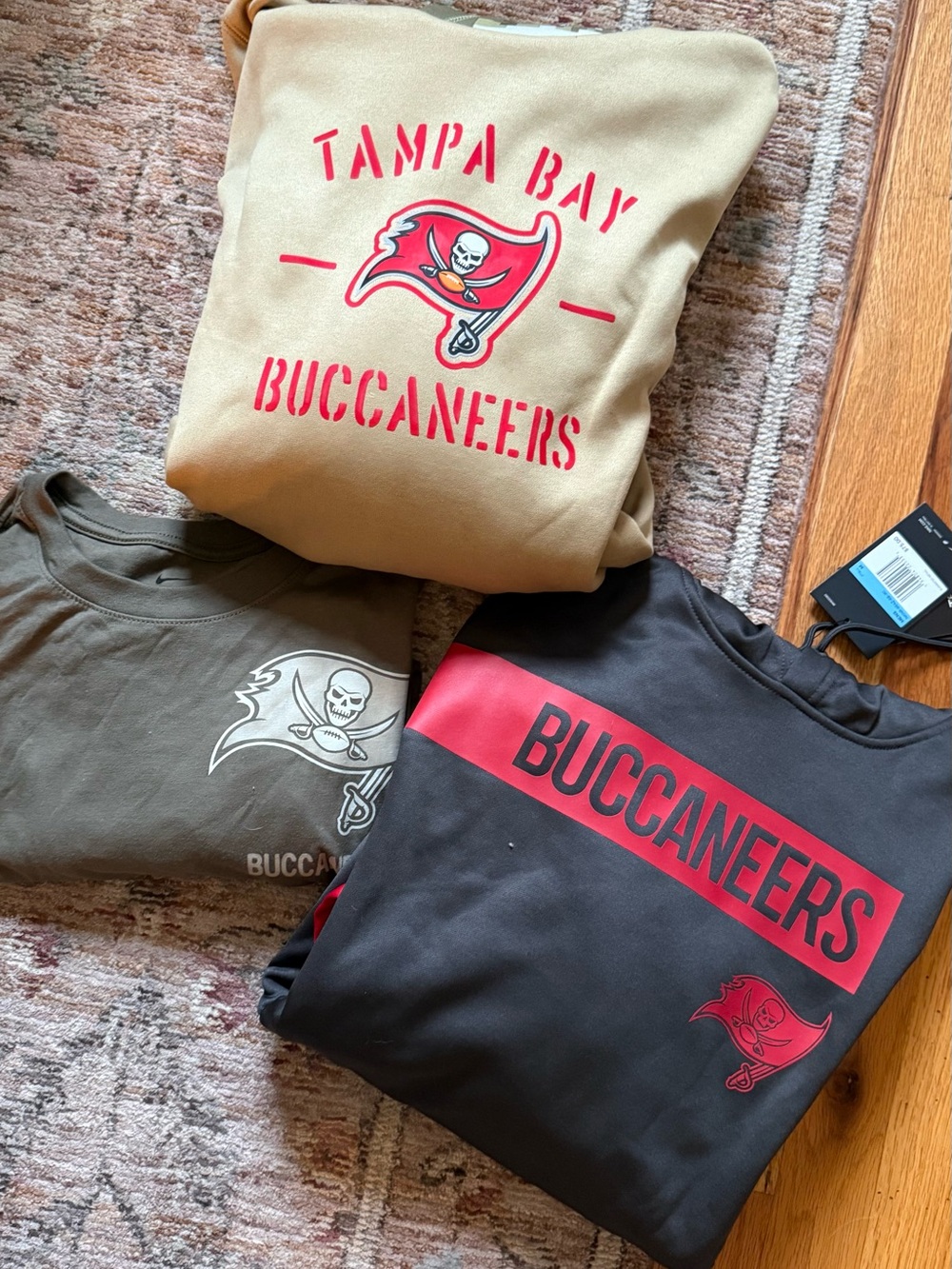 3 Tampa Bay Buccaneers NFL Nike Bundle